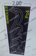 PC4 PEACOCK 6X2 FEET 604 HOLES