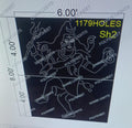 SH2 SHIV JI  8X6 FEET 1179 HOLES (2 PART)