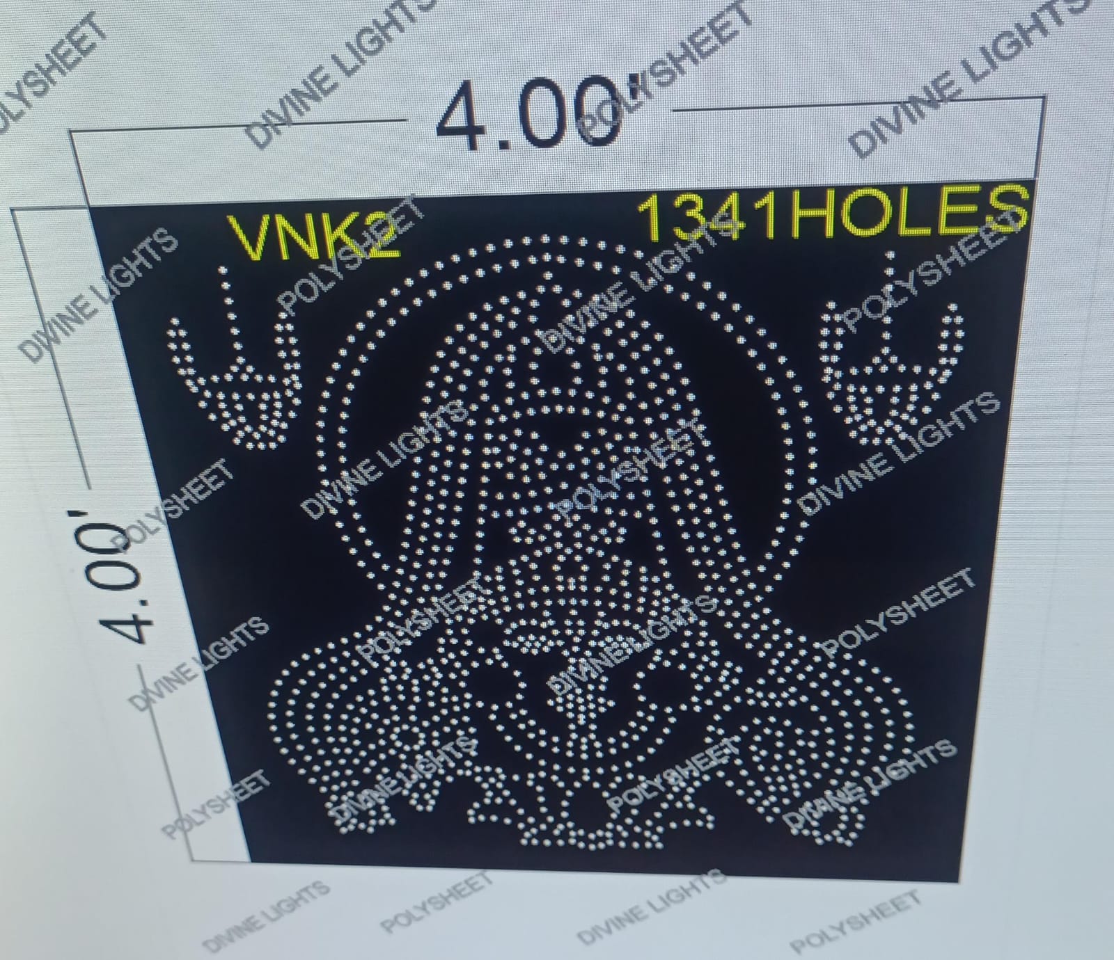 VNK2 VENKTESWARA 4X4 FEET 1341 HOLES