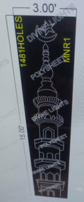 MNR1 MINAR 15X3 FEET 1481 HOLES (1 PART)