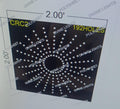 CRC2 CIRCLE 2X2 FEET 192 HOLES