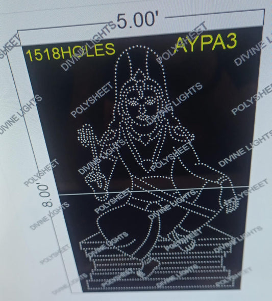 AYPA3 AYPPA 8X5 FEET 1518 HOLES (2 PART)