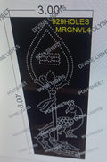 MRGNVL4 MURGAN VELL 8X3 FEET 929 HOLES