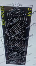 PC7 PEACOCK 8X3 FEET 1281 HOLES