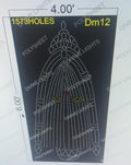 DM12 DEVI MATA 8X4 FEET 1573 HOLES
