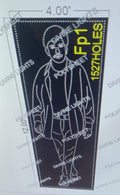 FP1 FAMOUS PEOPLE 12X4 FEET 1527 HOLES