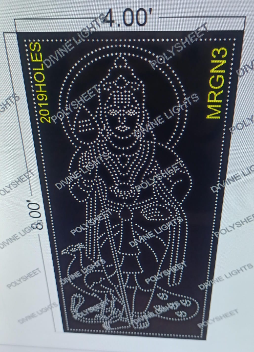 MRGN3 MURUGAN 8X4 FEET 2019 HOLES