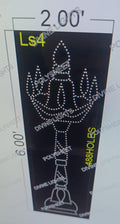 LS4 LAMP STAND 6X2 FEET 488 HOLES