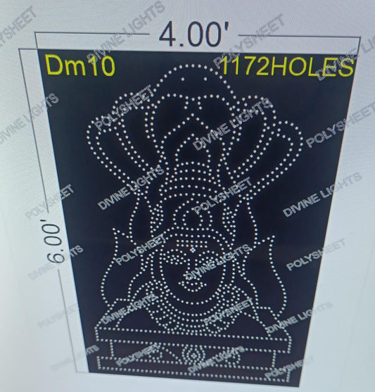 DM10 DEVI MATA 6X4 FEET 1172 HOLES