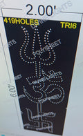 TRI6 TRISHUL 6X2 FEET 419 HOLES
