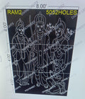 RAM2 RAM 12X8 FEET 5052 HOLES (3 PARTS)