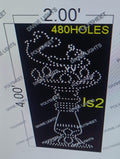 LS2 LAMP STAND 4X2 FEET 480 HOLES