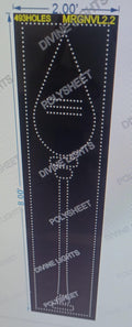 MRGNVL2.2 MURGAN VELL 8X2 FEET 493 HOLES