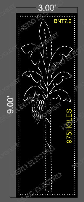 BNT7.2 BANANA TREE 9X3 FEET 975 HOLES
