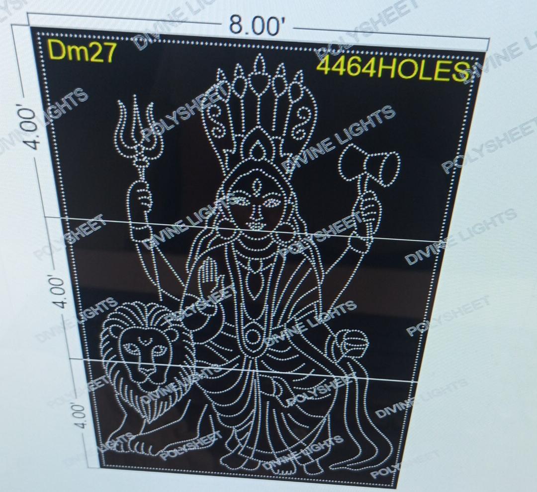 DM27 DEVI MATA 12X8 FEET 4464 HOLES