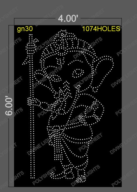 GN30 GANESJI  6X4 FEET 1074 HOLES