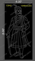 CSH2 CHHATRPATI SHIVAJI 8X4 FEET 1348 HOLES
