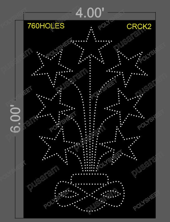 CRCK2 CRACKER 6X4 FEET 760 HOLES