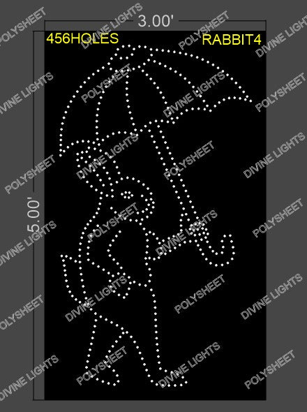 RABBIT4 RABIIT 5X3 FEET 456 HOLES