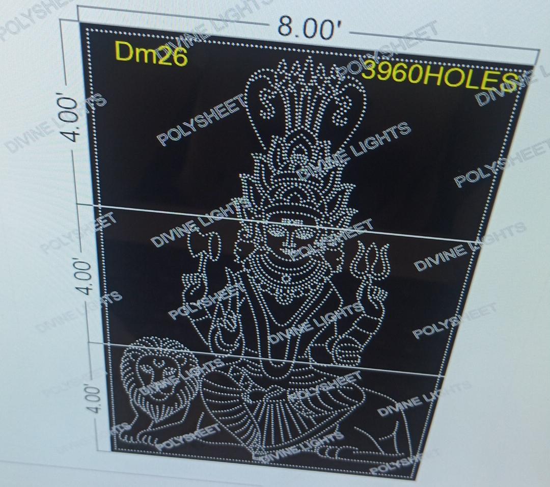 DM26 DEVI MATA 12X8 FEET 3960 HOLES