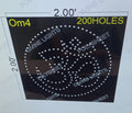 OM4 OM 2X2 FEET 200 HOLES