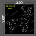 DEER2 DEER 3X3 FEET 324 HOLES