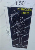LS9.2 LAMP STAND 4X1.5 FEET 251 HOLES