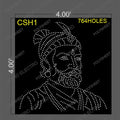 CSH1 CHHATRPATI SHIVAJI 4X4 FEET 764 HOLES