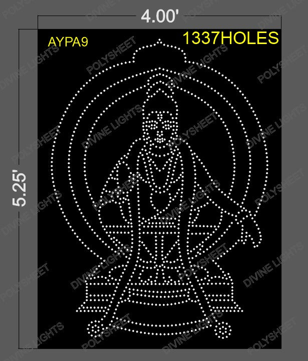 AYPPA9 AYPPA  5.25X4 FEET 1337 HOLES