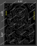 GN24 GANESHJI 8X6 FEET 2587 HOLES (2PART)