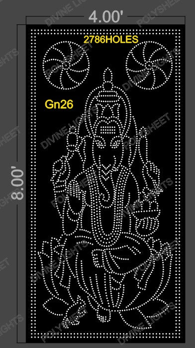 GN26 GANESHI 8X4 FEET 2786 HOLES