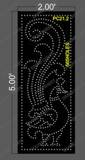 PC21.2 PEACOCK 5X2 FEET 565 HOLES