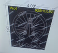WC4 WELCOME 5X4 FEET 925 HOLES