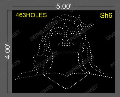 SH6 SHIV JI 4X5 FEET 463 HOLES