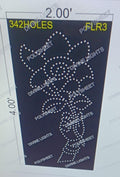 FLR3 FLOWER 4X2 FEET 342 HOLES