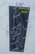BIRD9 PARROT 6X2 FEET 604 HOLES