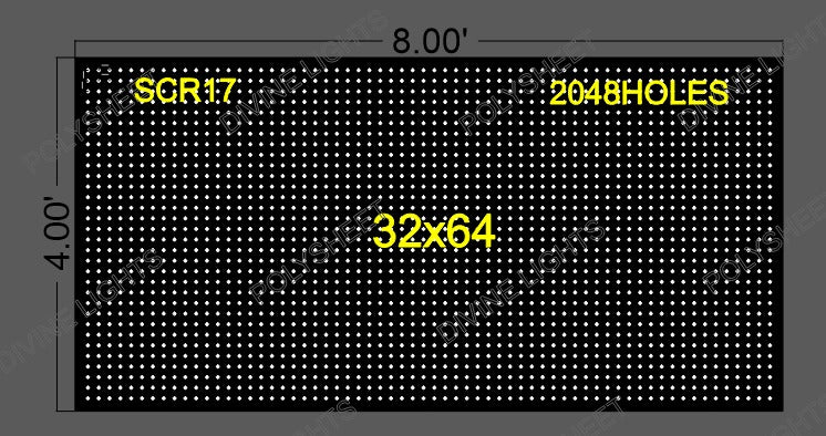 SCR17 SCREEN 4X8 FEET 2048 HOLES