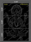 GN29 GANESHJI 12X8 FEET 3182 HOLES (3 PARTS )