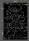 DM38 DEVI MATA 12X8 FEET 4326 HOLES (3PARTS)