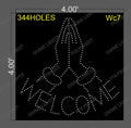 WC7 WELCOME 4X4 FEET 344 HOLES