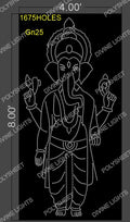 GN25 GANESHJI 8X4 FEET 1675 HOLES