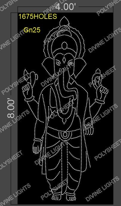 GN25 GANESHJI 8X4 FEET 1675 HOLES