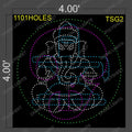 TSG2 TAMIL OM, GANESHJI,SHIVLING 4X4 FEET 1101 HOLES