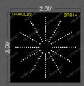 CRC14 CIRCLE 2X2 FEET 144 HOLES