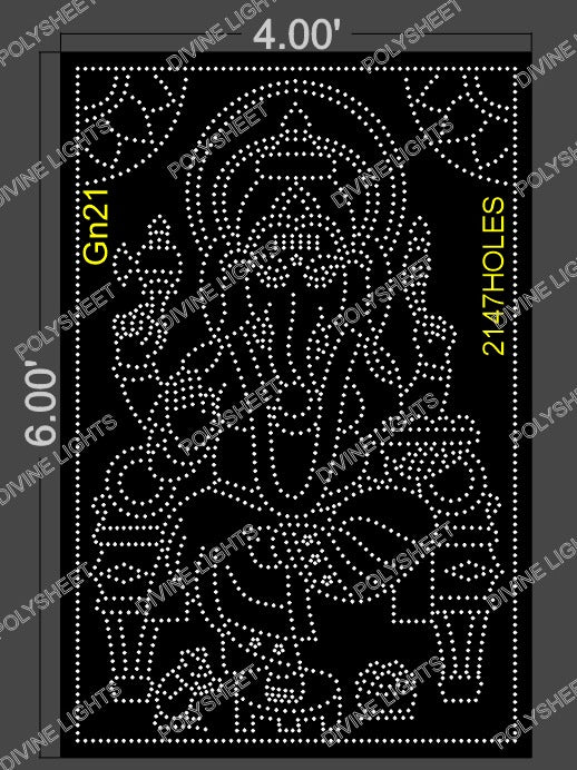 GN21 GANESHJI 6X4  FEET 2147  HOLES