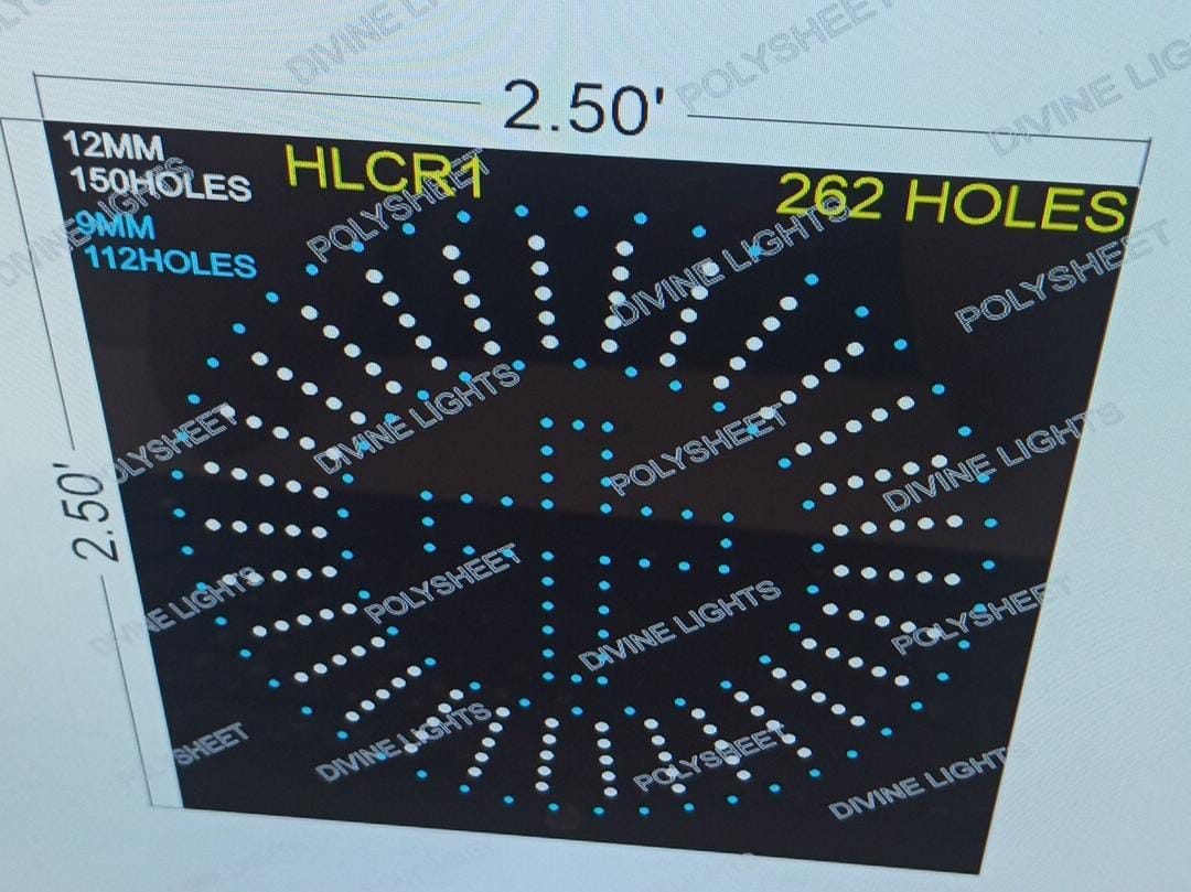 HLCR1 HOYCROSS 2.5X2.5 FEET 262 HOLES