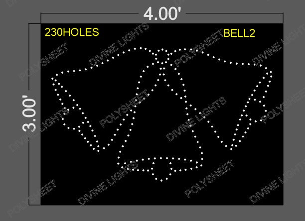 BELL2 BELL 3X4 FEET 230 HOLES