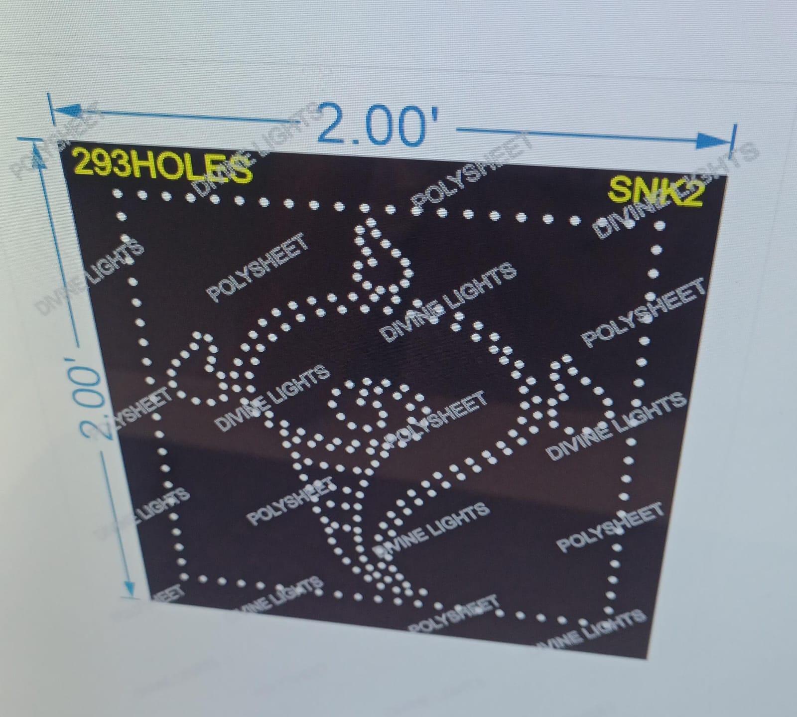 SNK2 SANKHU 2X2 FEET 293 HOLES