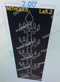 LS5.2 LAMP STAND6X2 FEET 667 HOLES